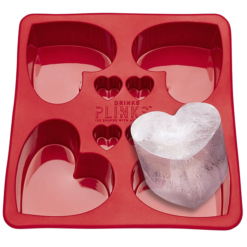 DrinksPlinks Ice Shapes | Love Hearts