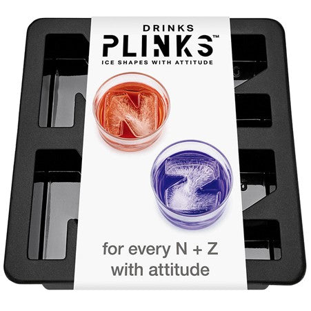 DrinksPlinks Ice Shapes | Letter N and Z