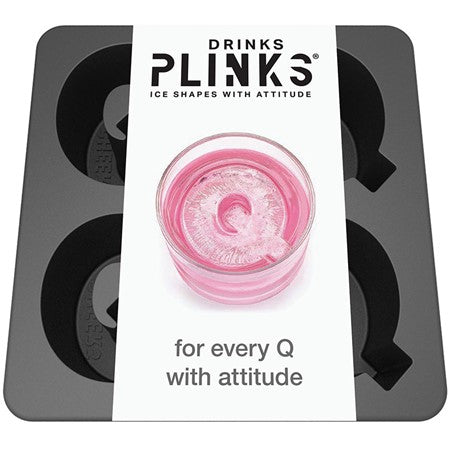 DrinksPlinks Ice Shapes | Letter Q