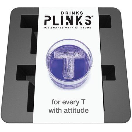 DrinksPlinks Ice Shapes | Letter T