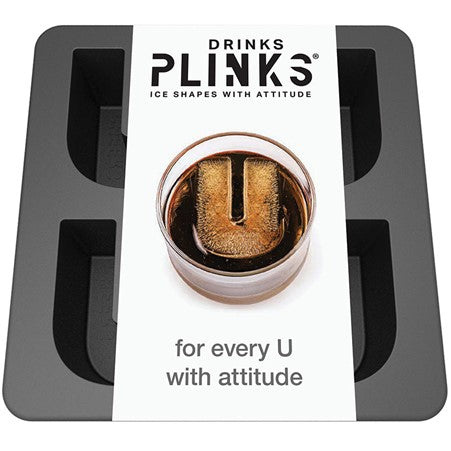 DrinksPlinks Ice Shapes | Letter U