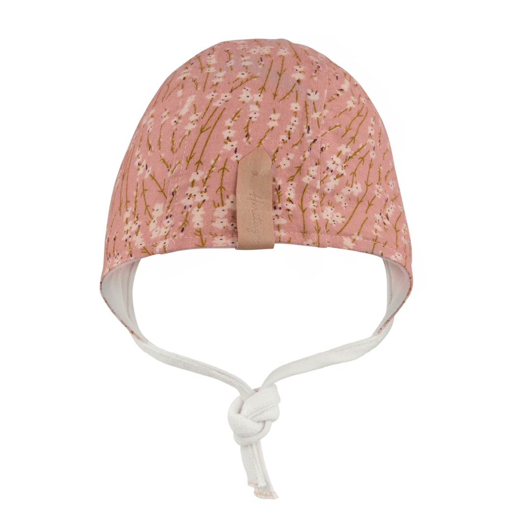 Bedhead Hats Reversible Baby Bonnet | Emma/Ivory