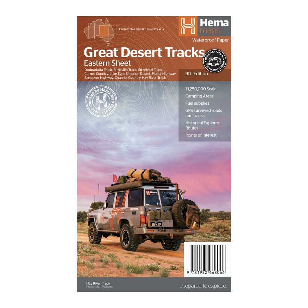 Hema Maps | Great Desert Tracks Eastern Sheet