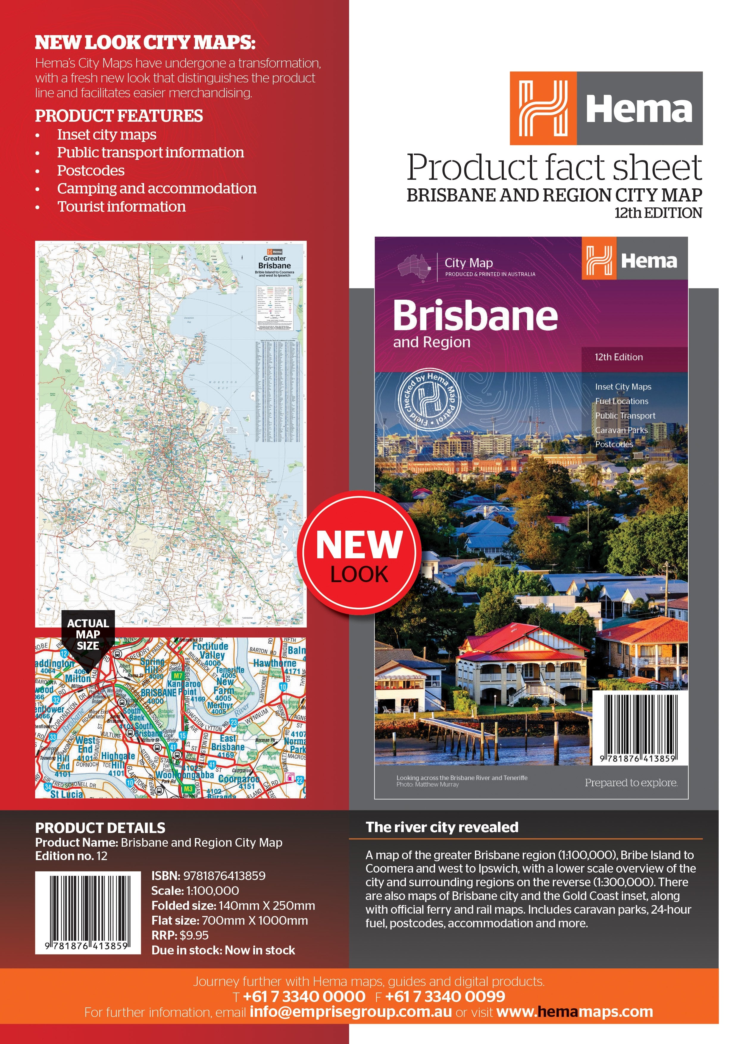 Hema Maps Brisbane And Region | City Map