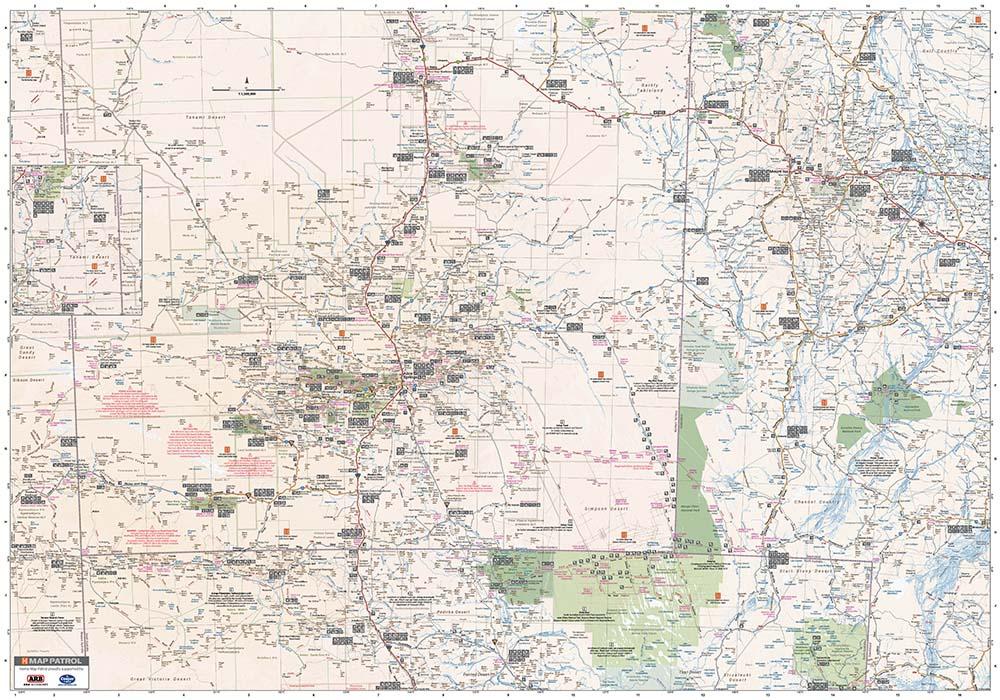 Hema Maps | Central Australia Iconic Map