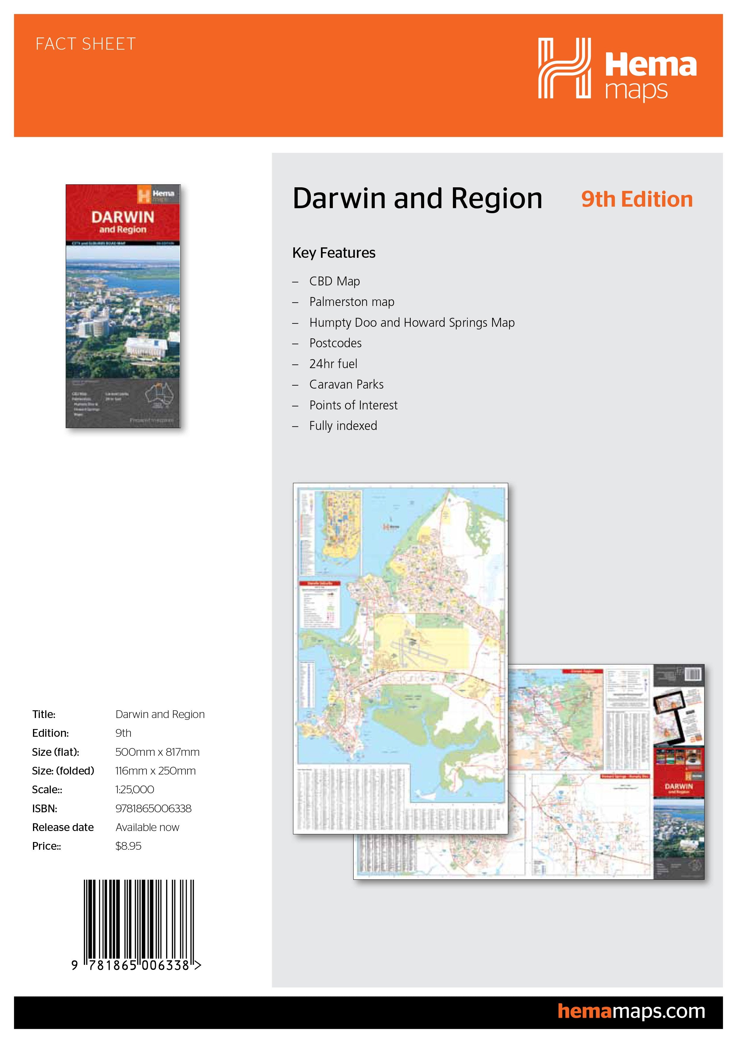 Hema Maps Darwin And Region | Regional Map