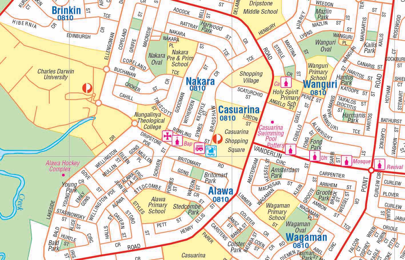 Hema Maps Darwin And Region | Regional Map