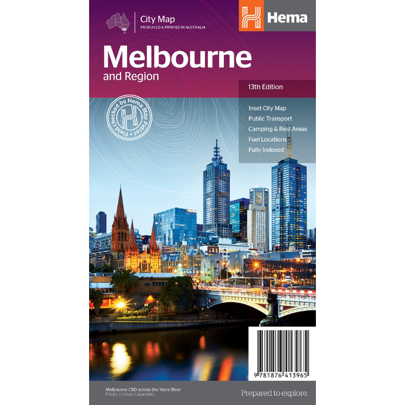 Hema Maps | Melbourne And Region City Map