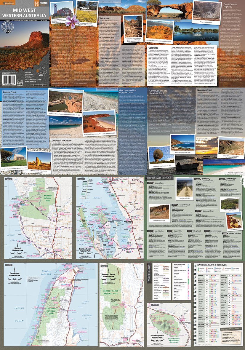 Hema Maps | Mid West Western Australia Explorer Map