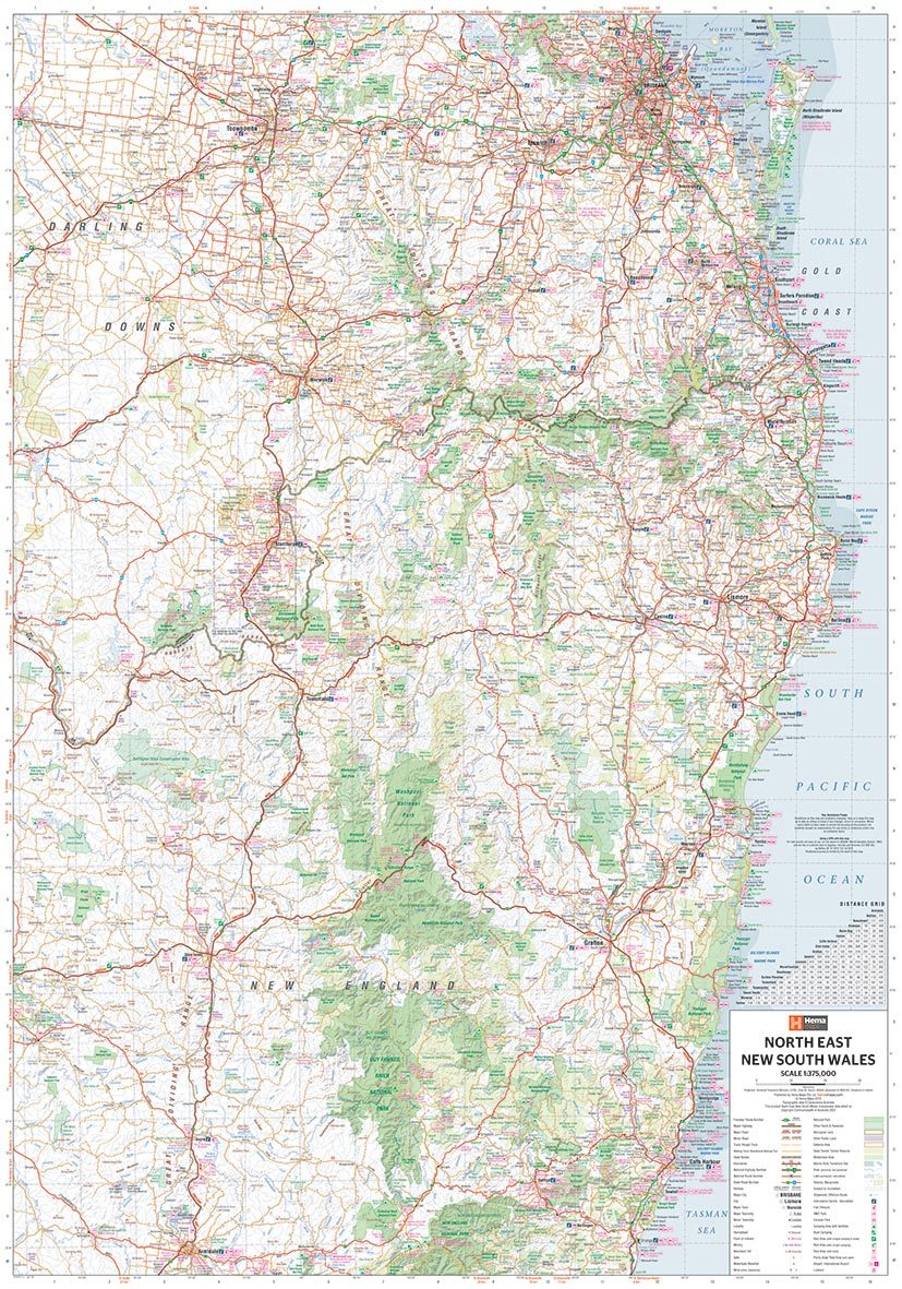 Hema Maps North East New South Wales | Explorer Map