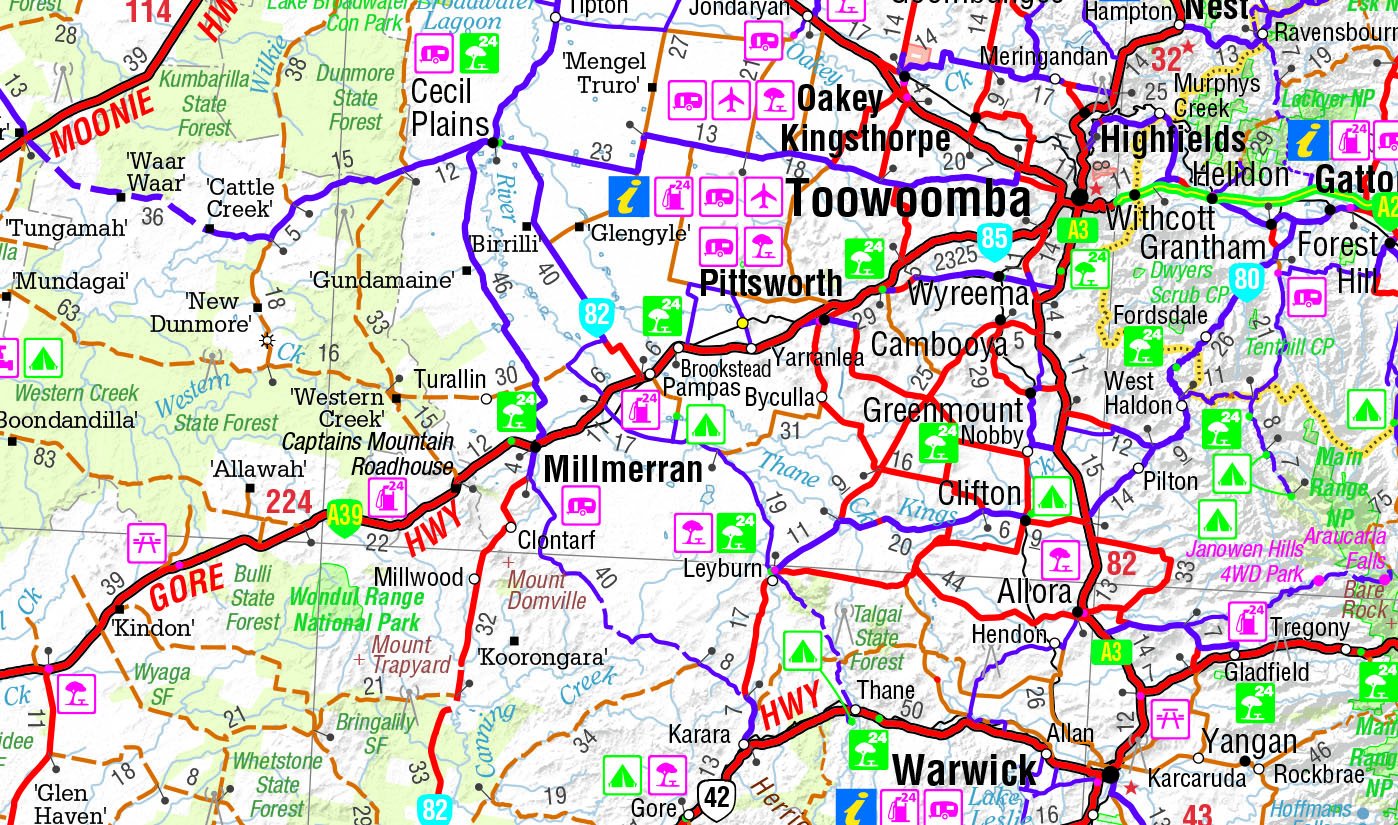 Hema Maps Outback Queensland | Explorer Map