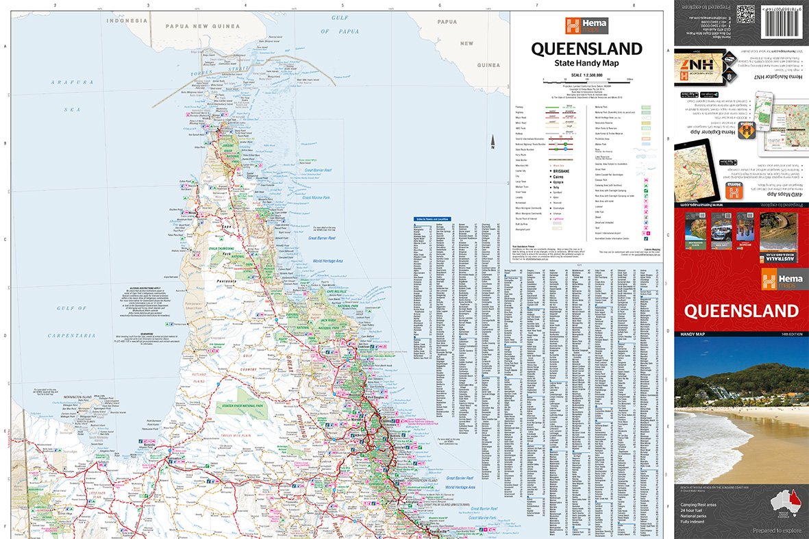 Hema Maps | Queensland Handy Map