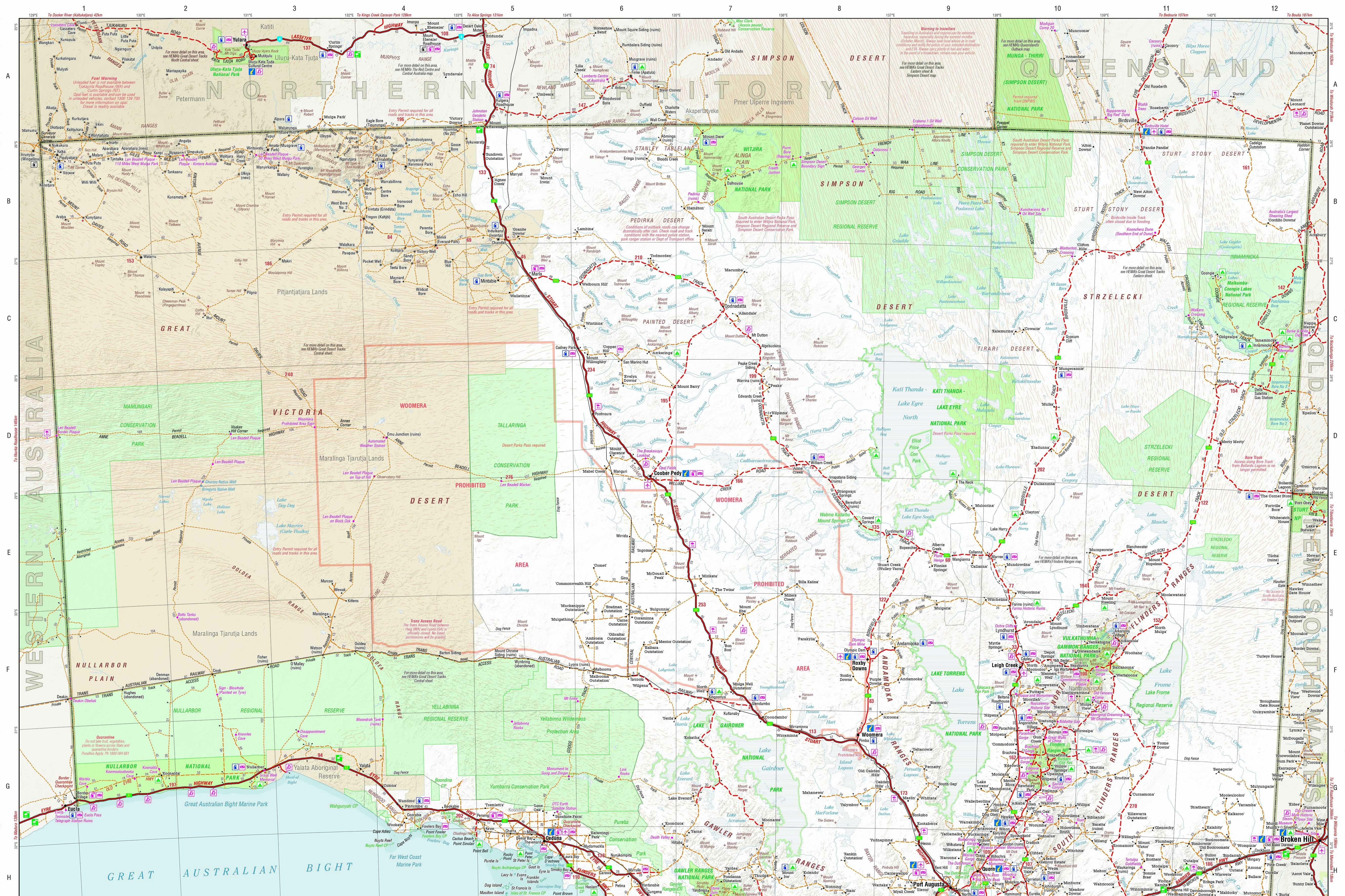 Hema Maps | South Australia Handy Map