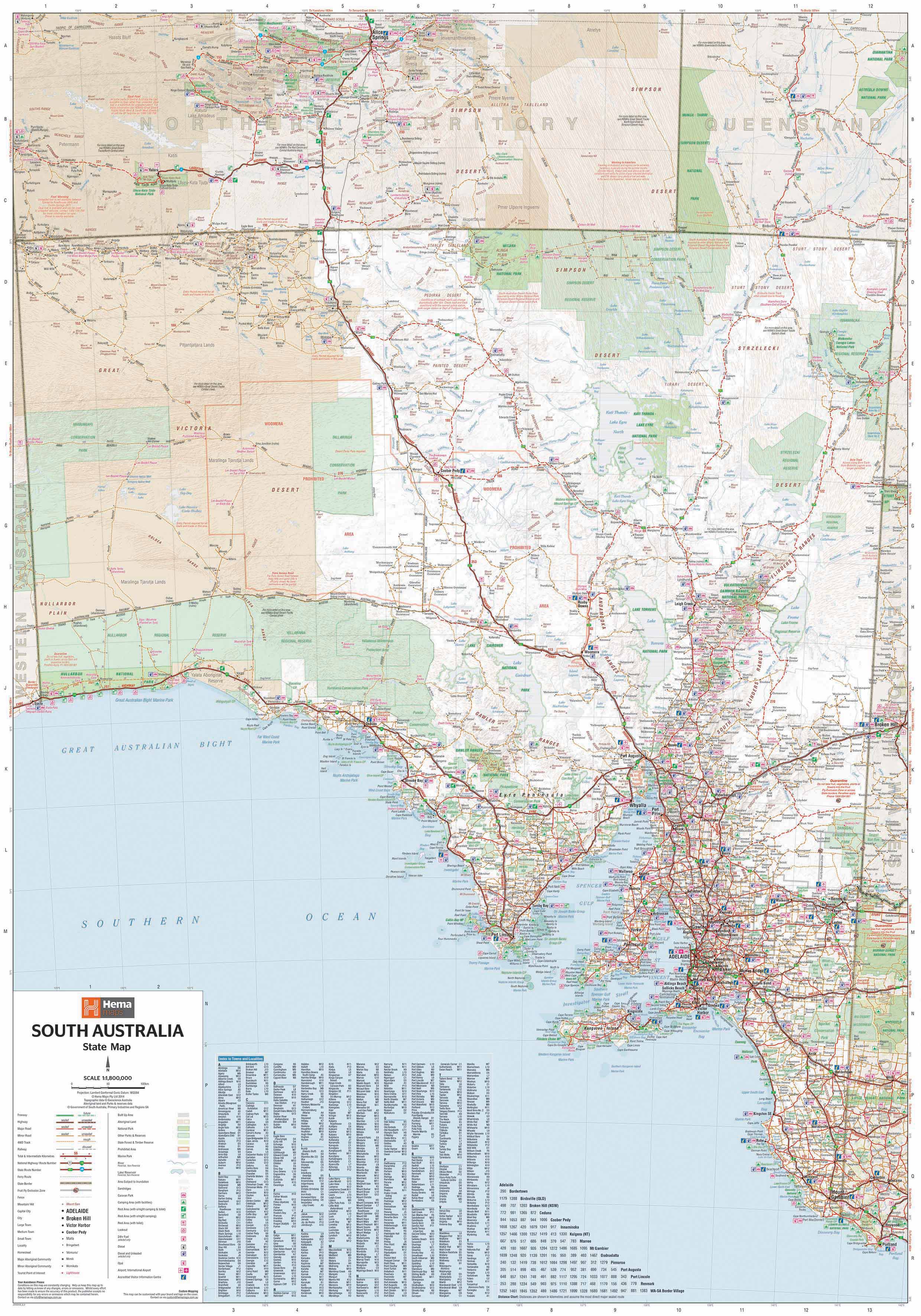 Hema Maps | South Australia State Map