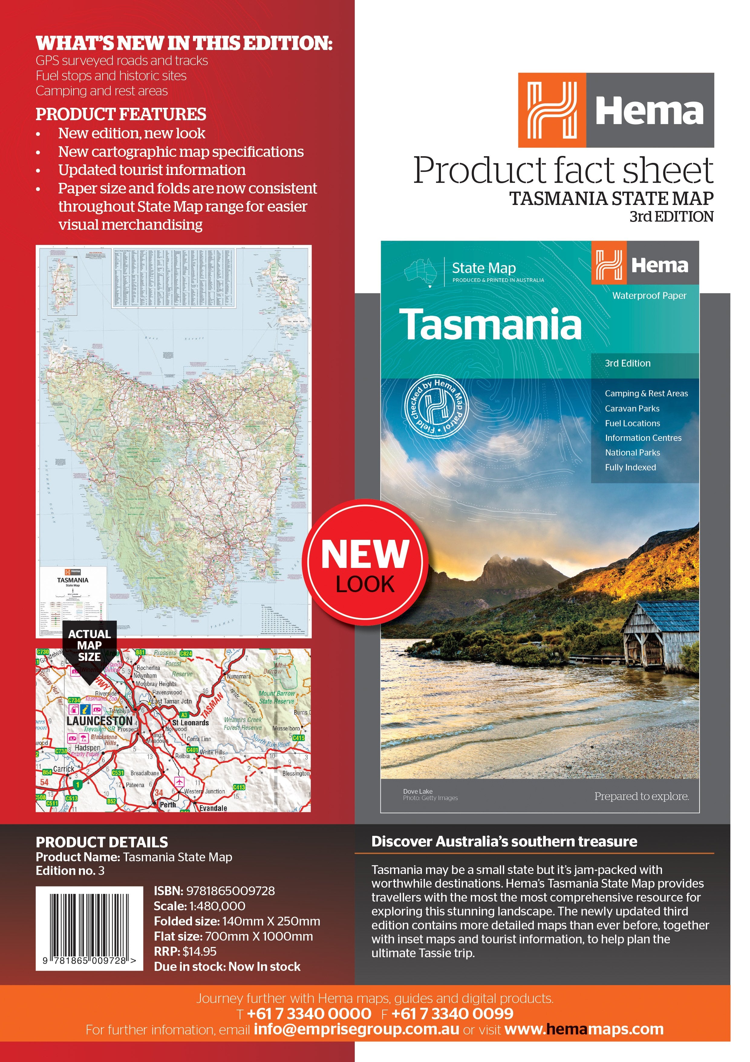 Hema Maps | Tasmania State Map