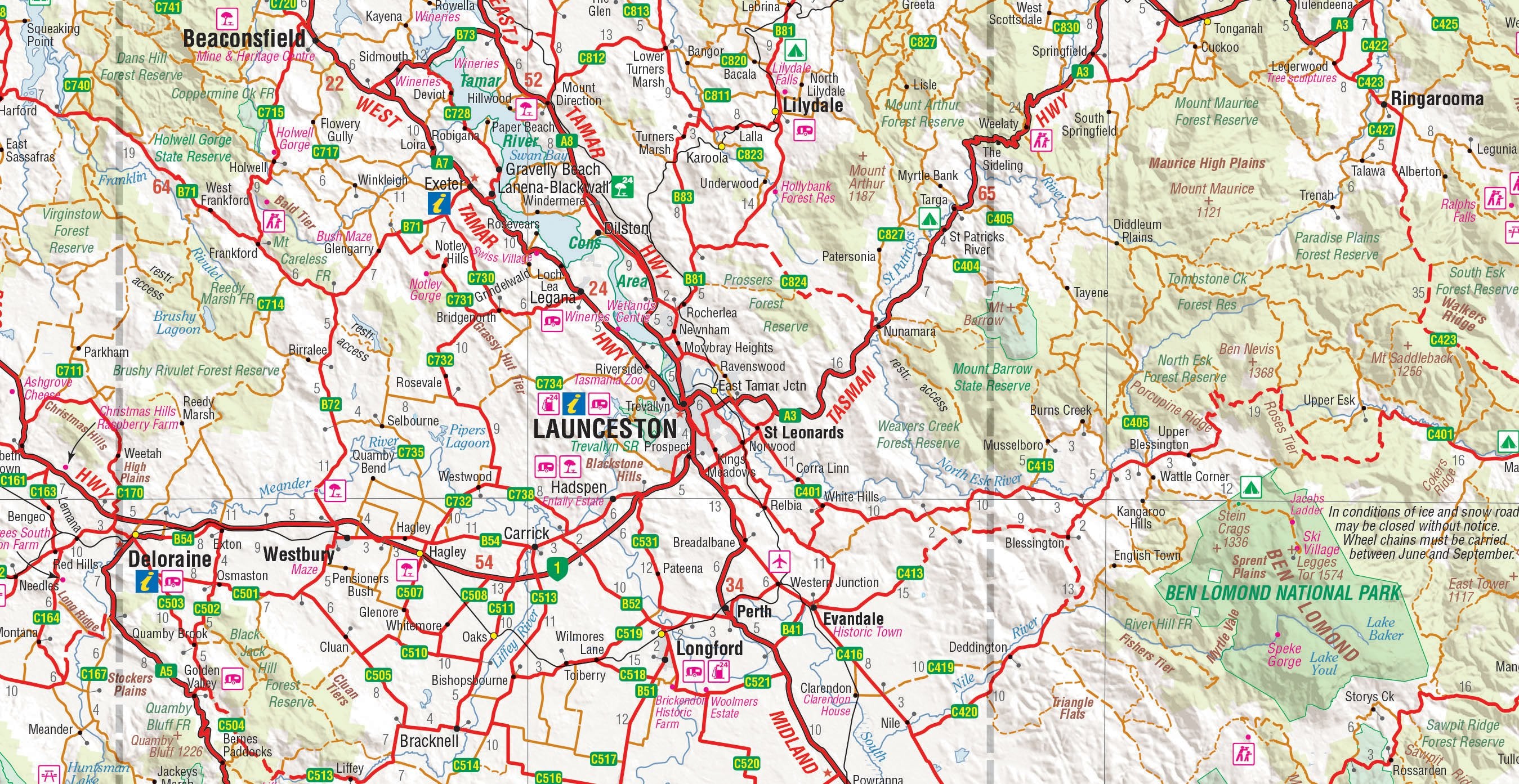 Hema Maps | Tasmania State Map