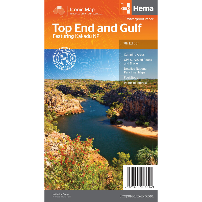 Hema Maps | Top End And Gulf Iconic Map