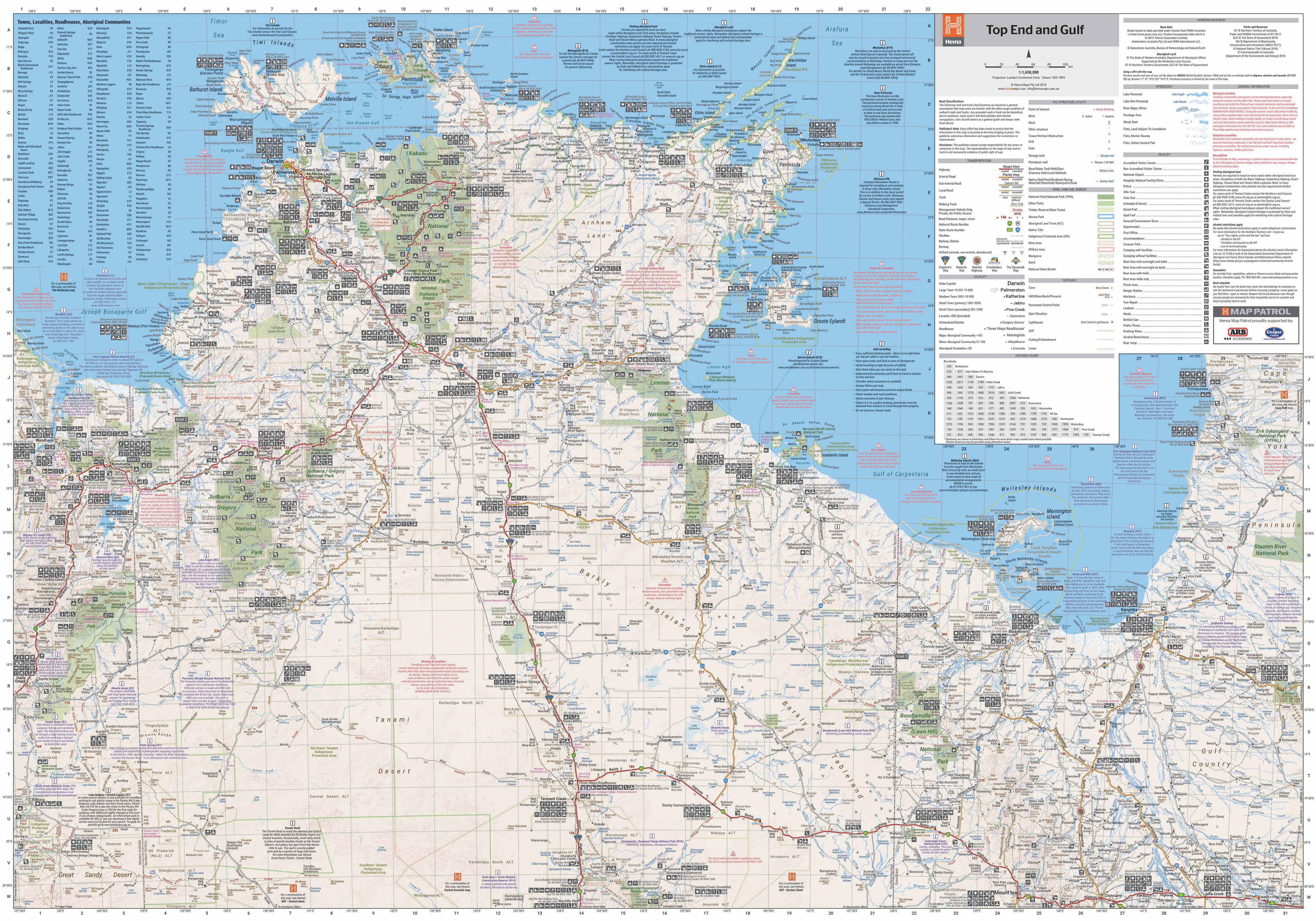 Hema Maps Top End And Gulf | Iconic Map