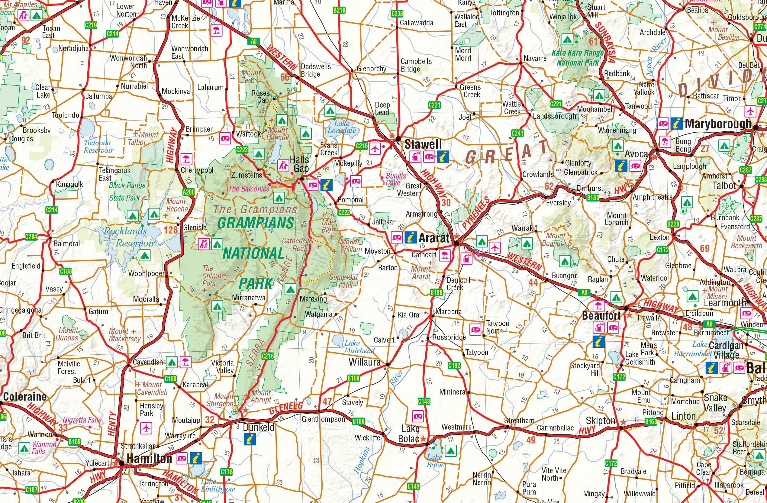 Hema Maps Victoria | State Map