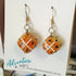 Hot Cross Bun Earrings - Dangle