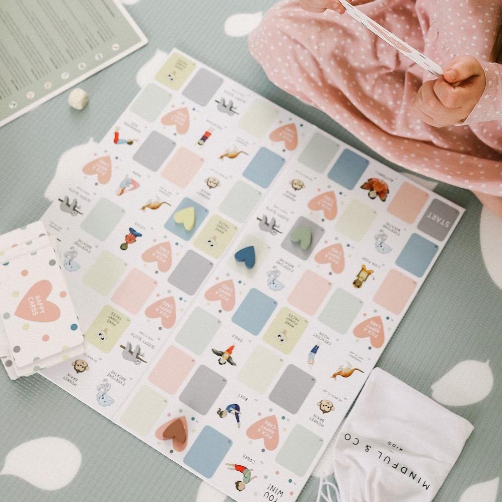 Mindful and Co Kids | Happy Hearts Board Game