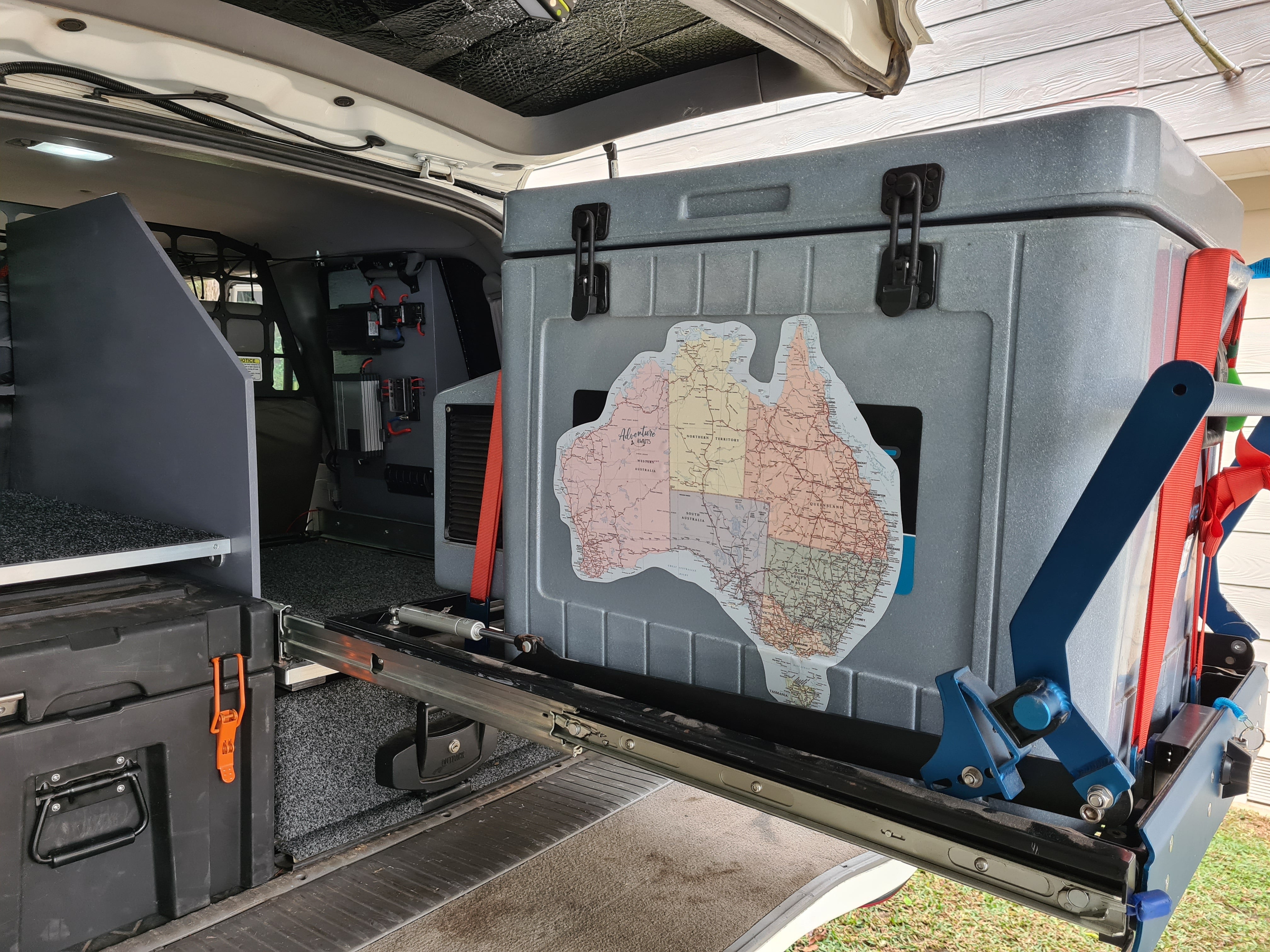 Map of Australia Sticker - UV Outdoors OR Fabric