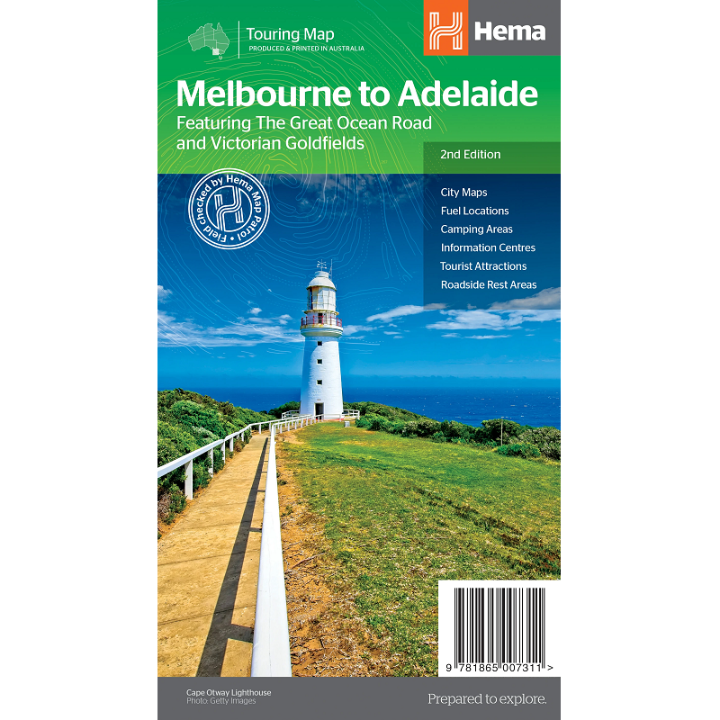 Hema Maps | Melbourne to Adelaide Touring Map