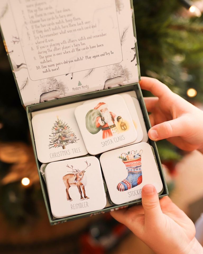 Modern Monty Memory Game | Christmas