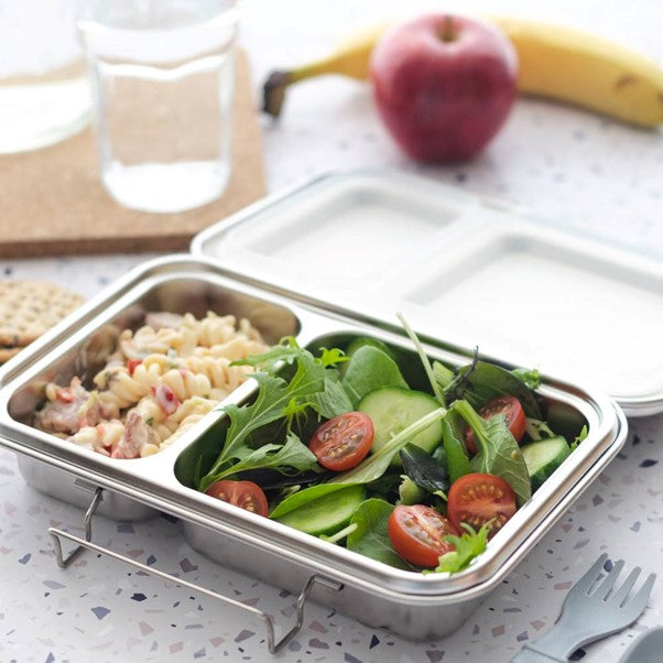 Nestling Stainless Steel DUO Bento Box | Leakproof