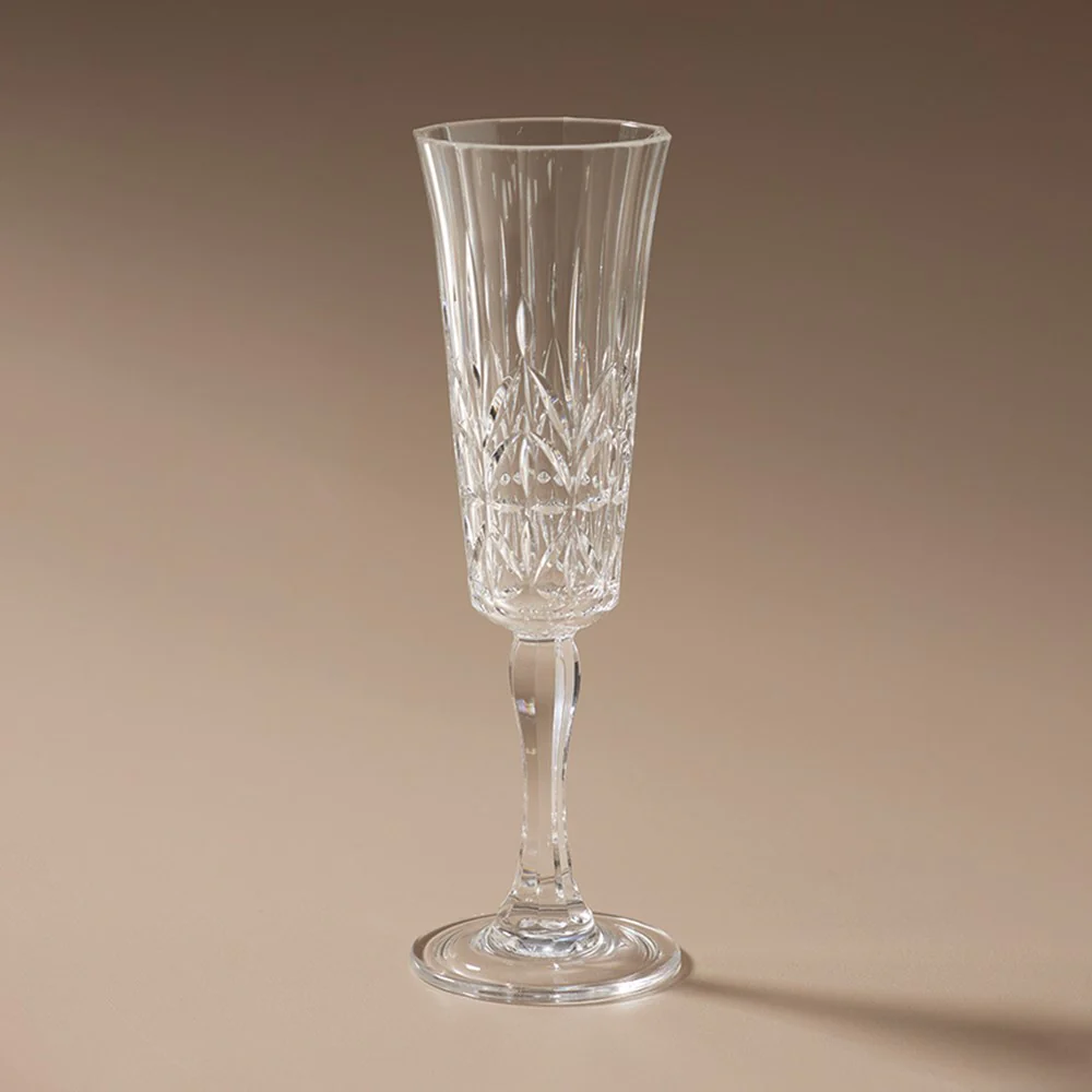 Pavilion Acrylic Flute Glass