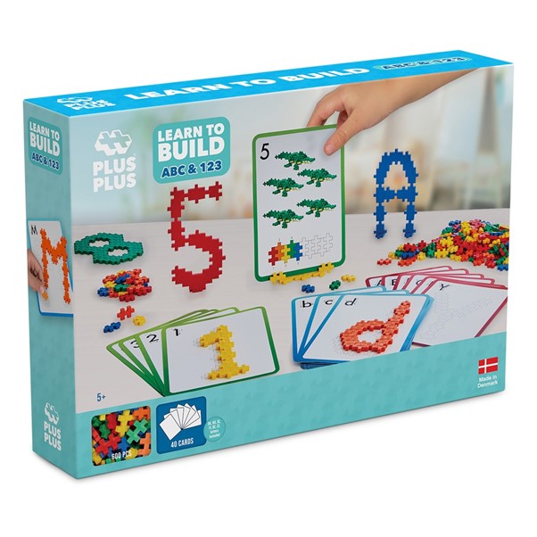 Plus-Plus Learn To Build | ABC & 123 600pc