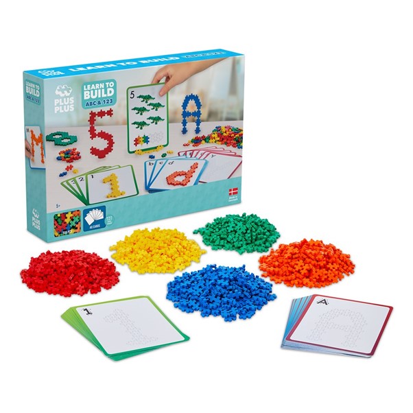 Plus-Plus Learn To Build | ABC & 123 600pc