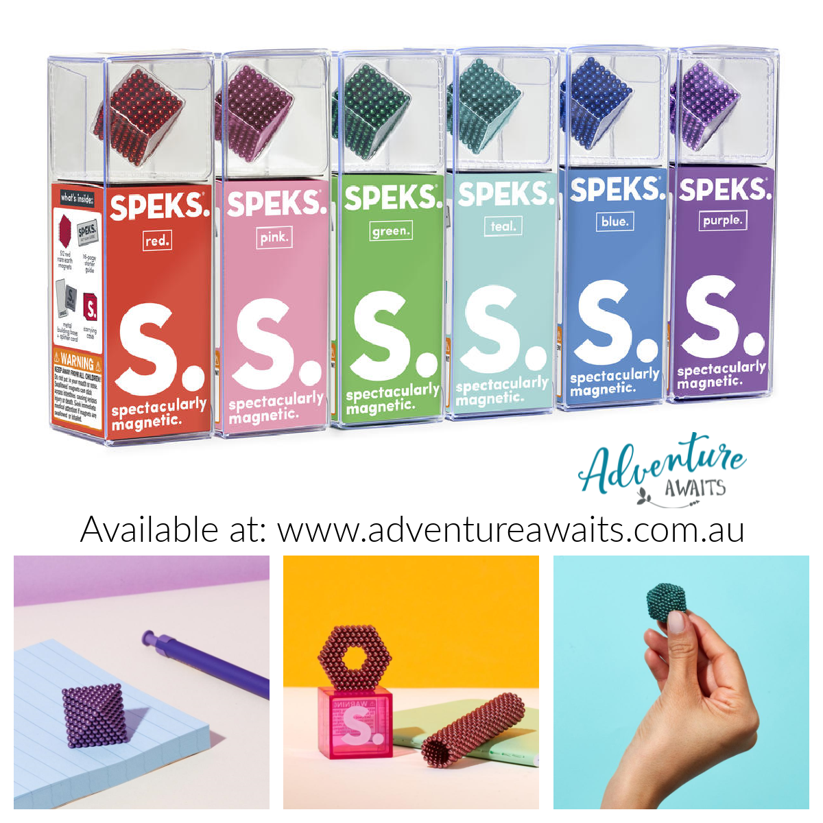 SPEKS Rare Earth Magnets | Solid Colours