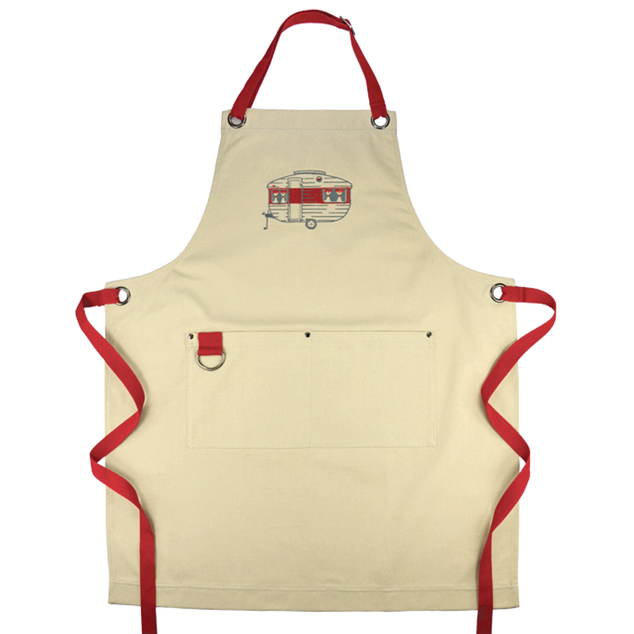 Van Go Embroidered Aprons | Various Caravan Themed Designs & Colours