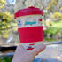 Van Go Bamboo Travel Mug | 400ml | 'Spring' Red