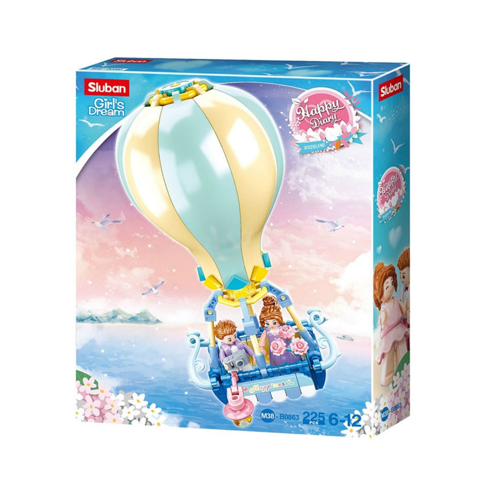 Sluban Bricks - Girls Dream Hot Air Balloon 124 pcs B0863