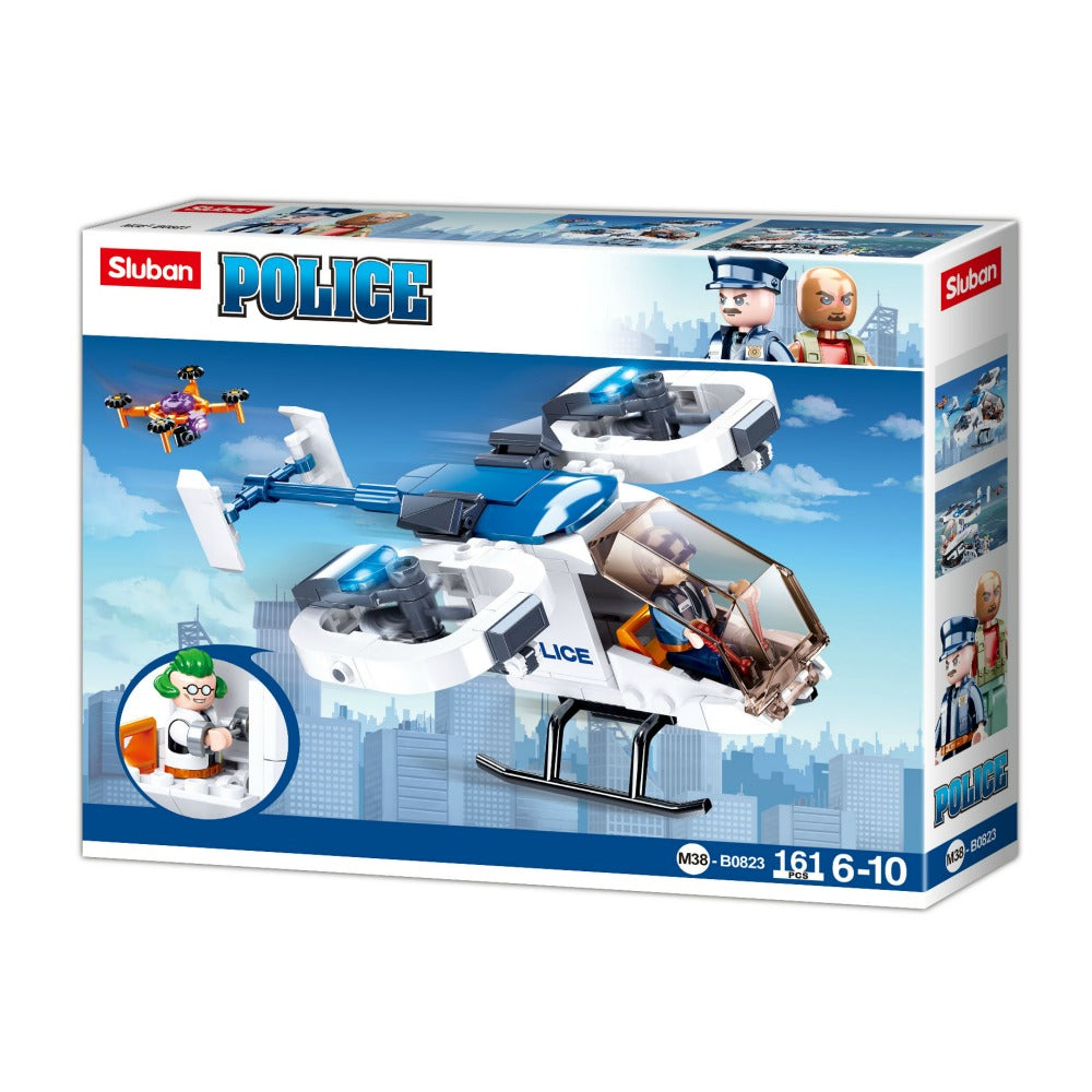 Sluban Bricks - Police Helicopter 161 pcs B0823