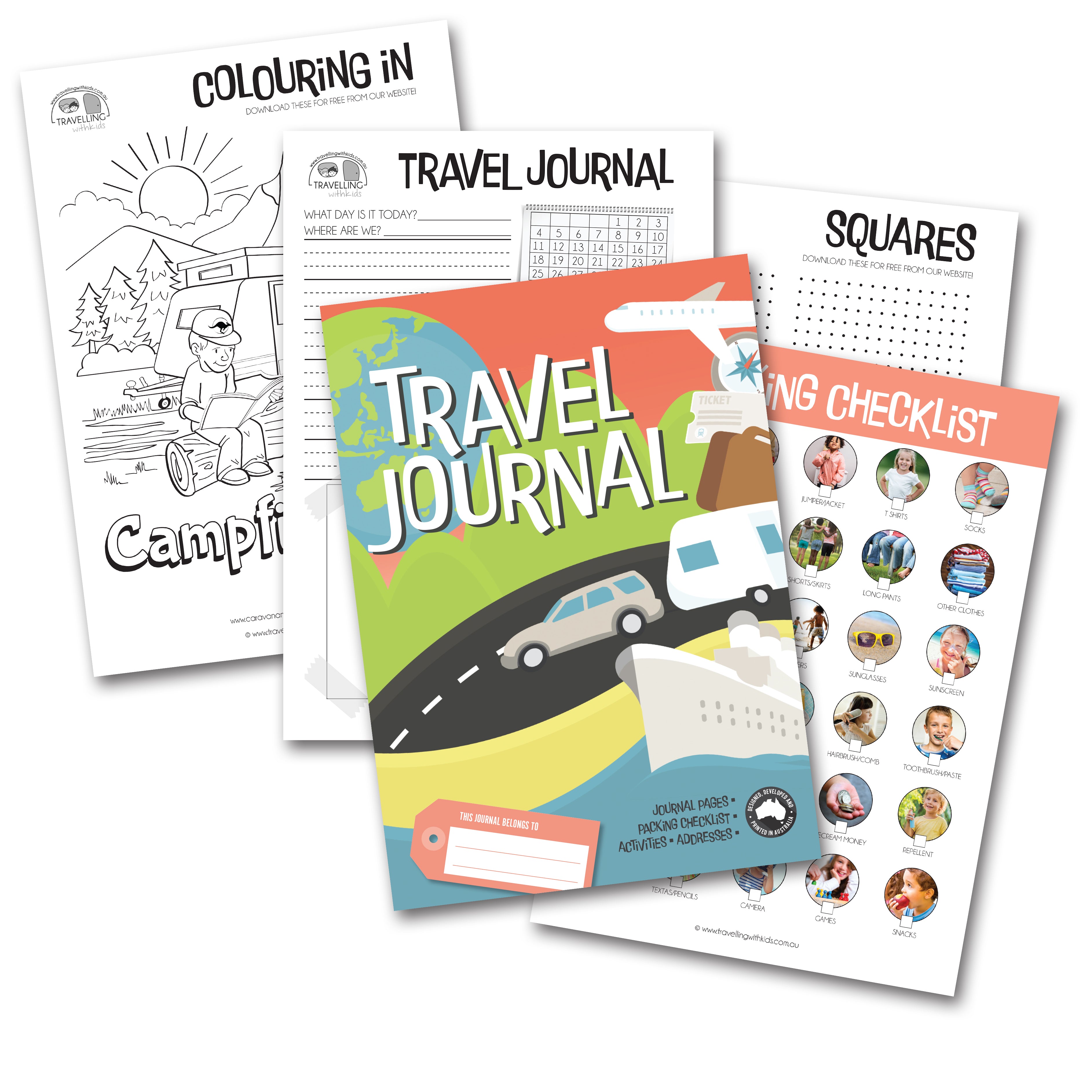 My Travel Journal: World Trip Adventure Book to Record Trips & Memories
