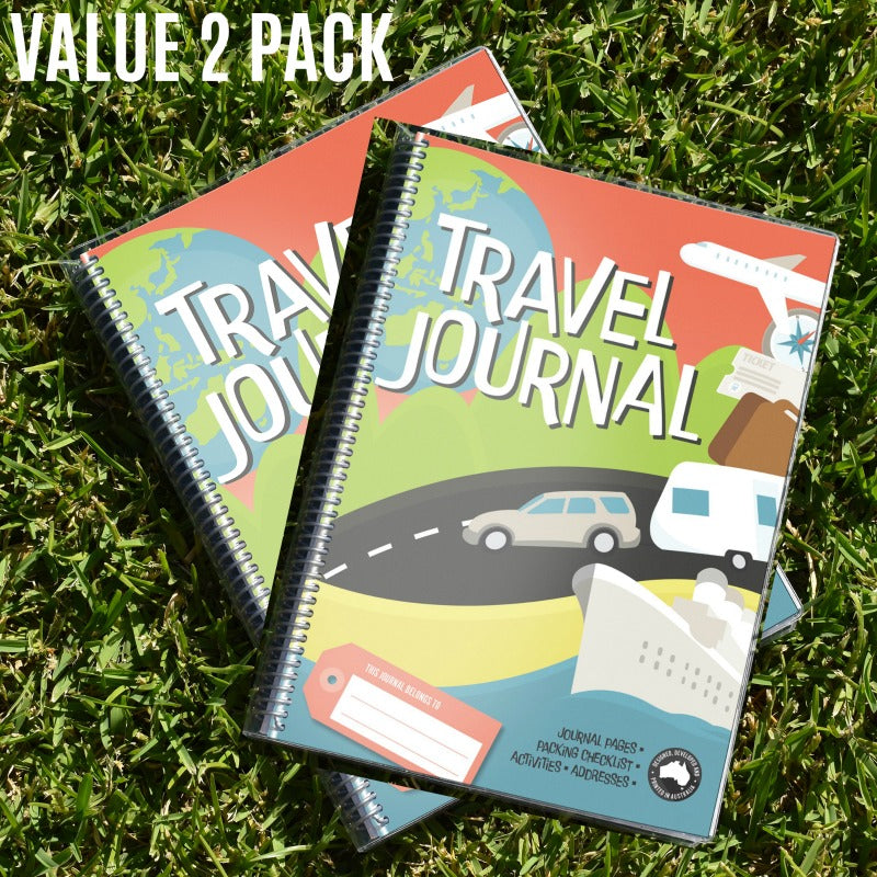 Travel Journal | Value 2 Pack | Australian Made