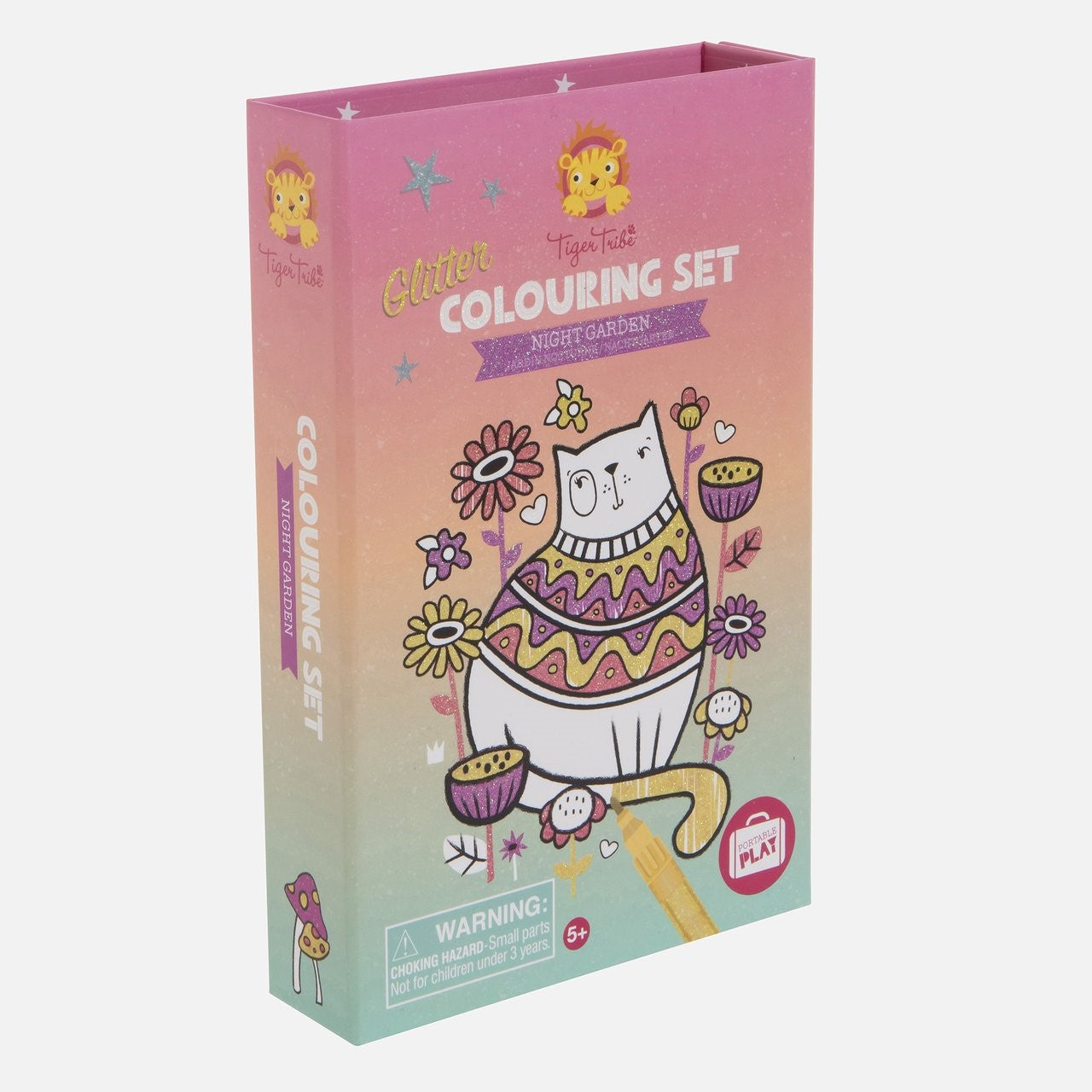 Tiger Tribe Colouring Set | Glitter Night Garden