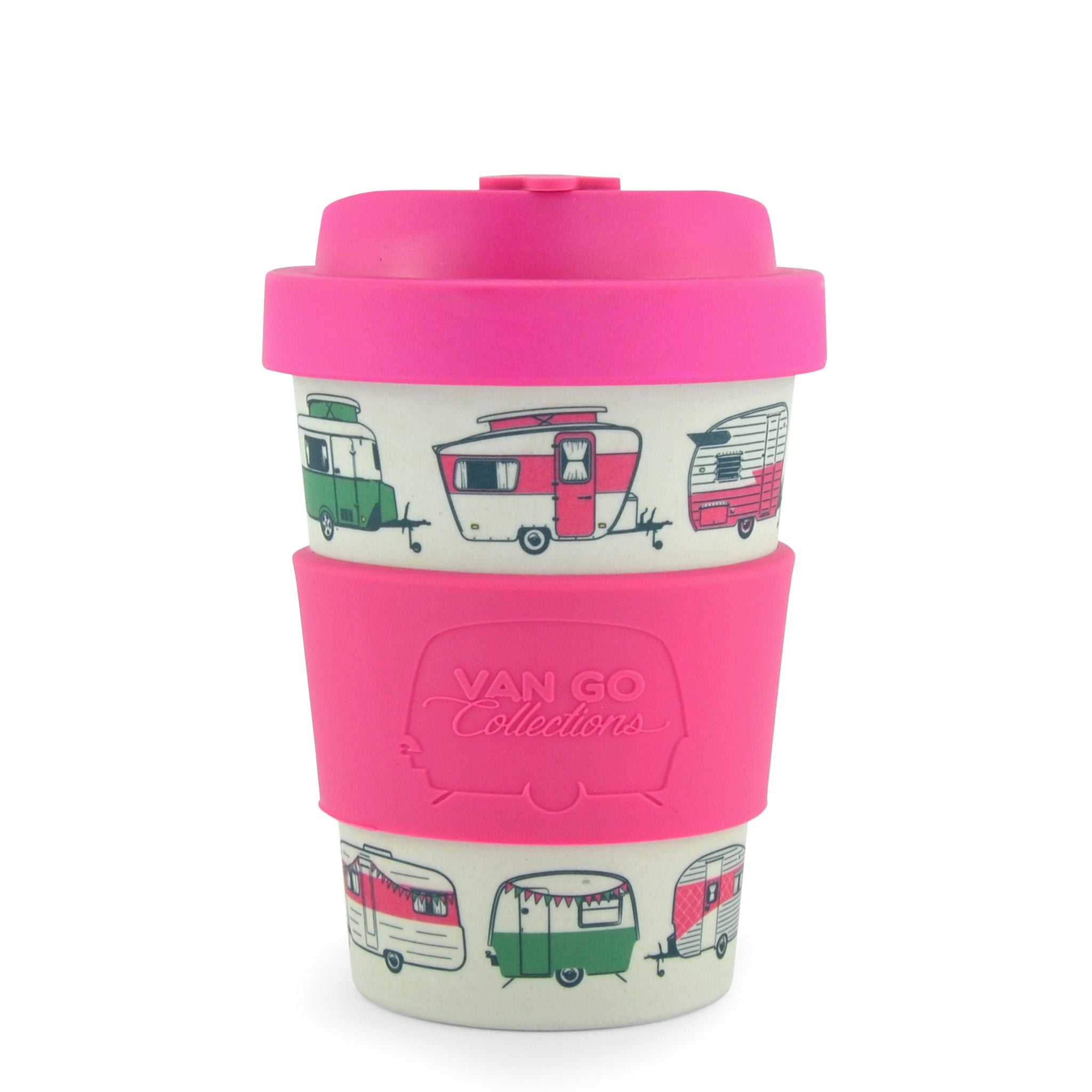 Van Go Bamboo Travel Mug | 400ml | Iconic Collection | Vintage Pink