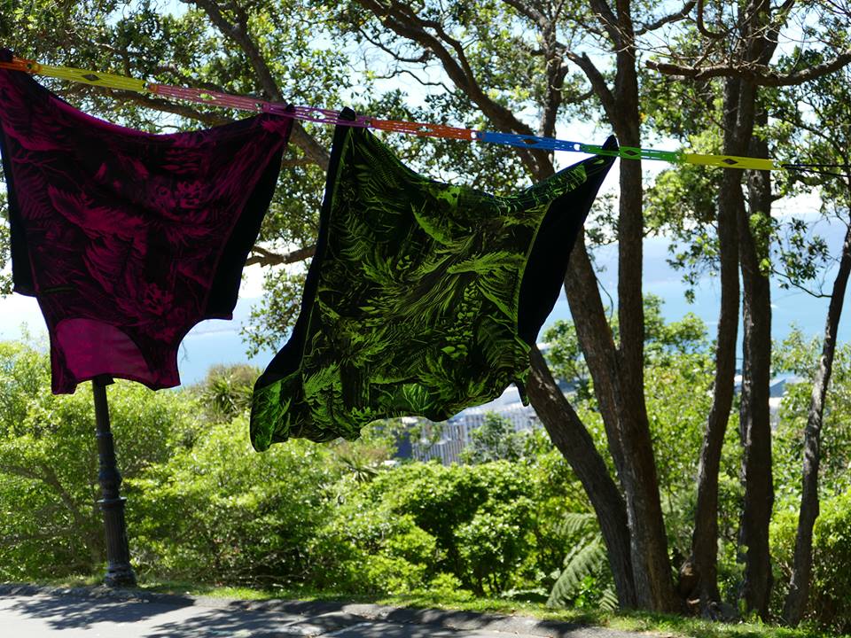 Slide n' Dry Pegless Clothesline | Ultimate Camping Clothesline Rainbow