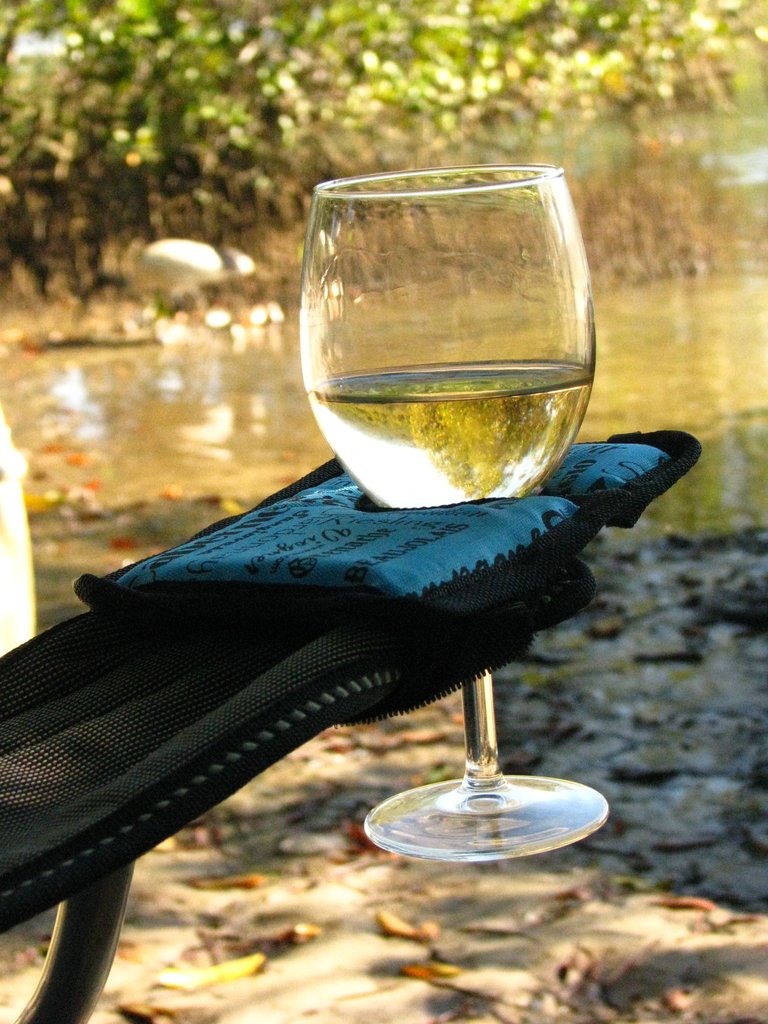 Winerest Camping Chair Wine Glass Holder | Available In Six Colours