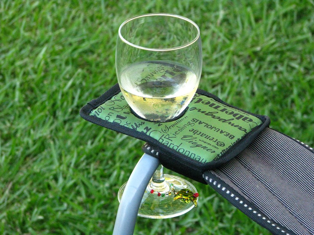 Camping wine glass holder sale