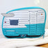 Van Go Toiletry Bag | 'Summer' Wings Teal