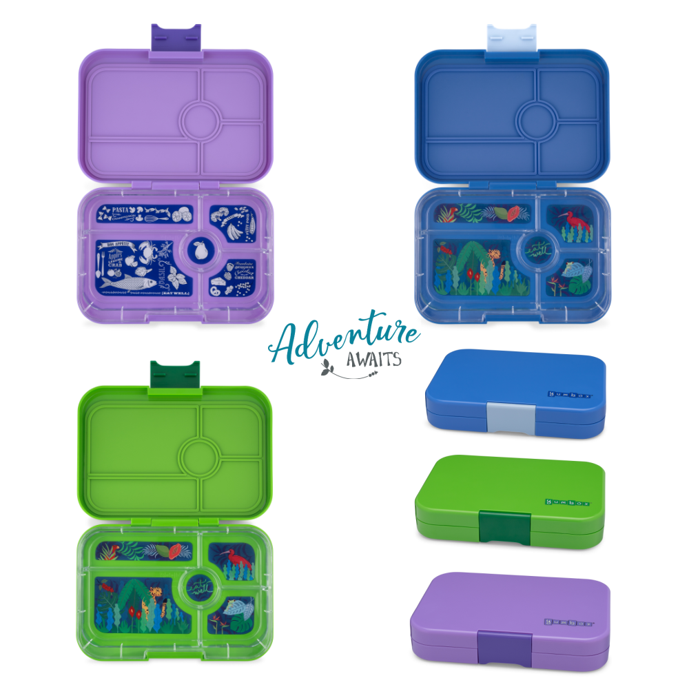 Yumbox Tapas - 4 OR 5 Compartment Lunch Box