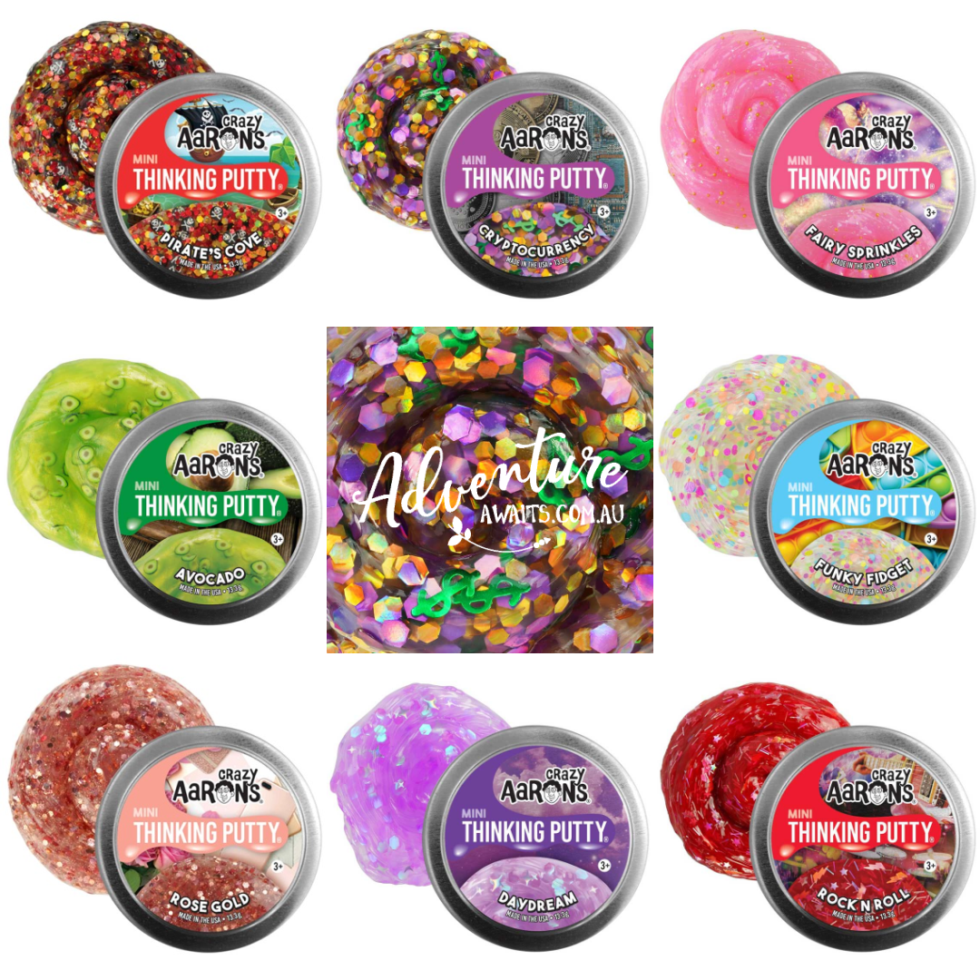 Crazy Aaron's Thinking Putty | 2" tin | Mini Collection