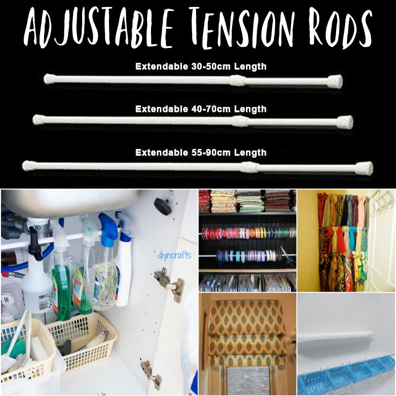 Adjustable Tension Rods