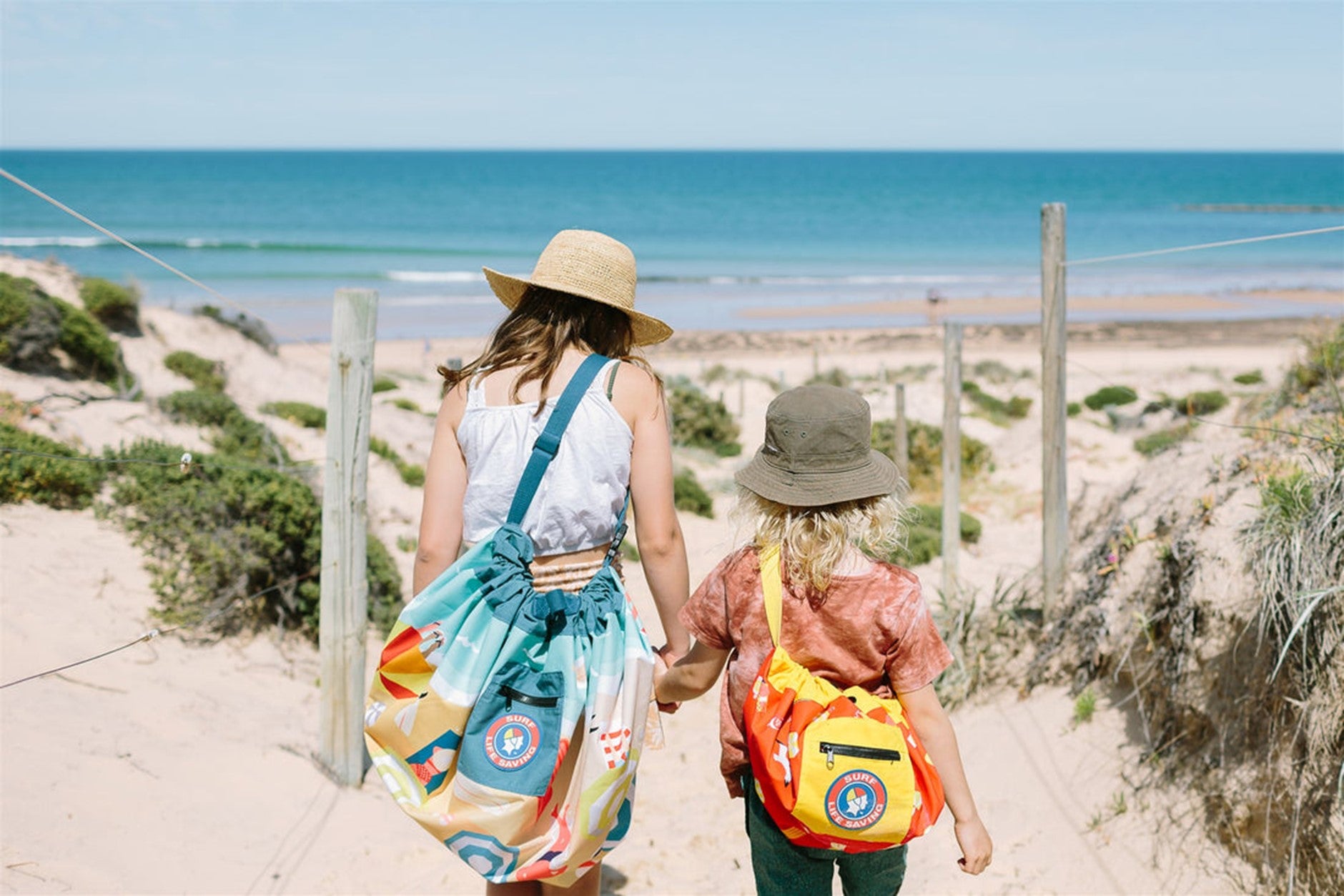 Aqua Pouch Toy Storage Bag | Summer Days