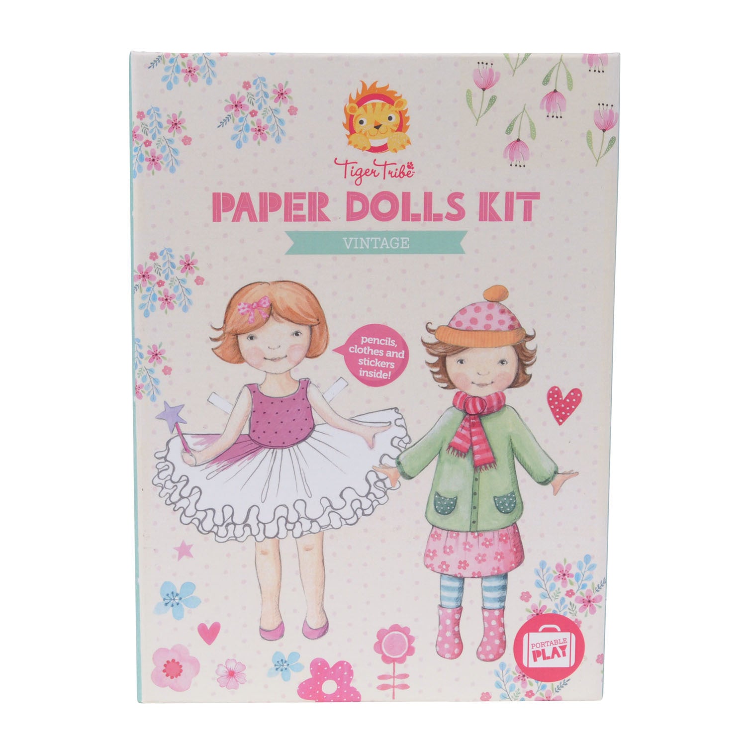 Tiger Tribe Paper Dolls Kit | Vintage